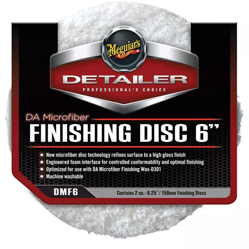 Meguiars DA Microfiber Finishing Disc – 6 – 12-Pack