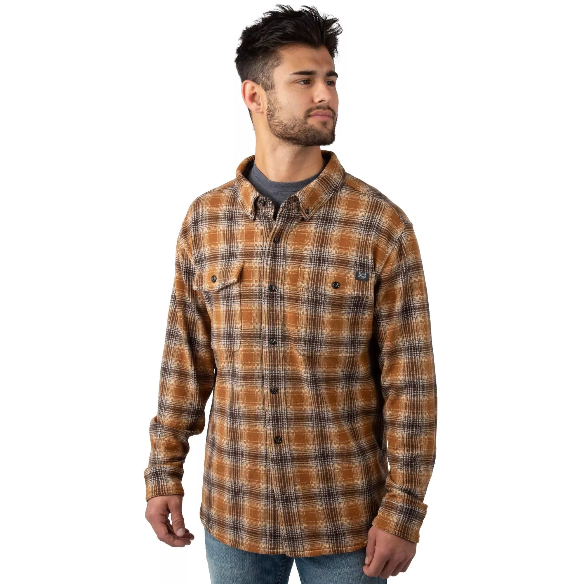 Men's Bushveldt Plaid Knit Shirt