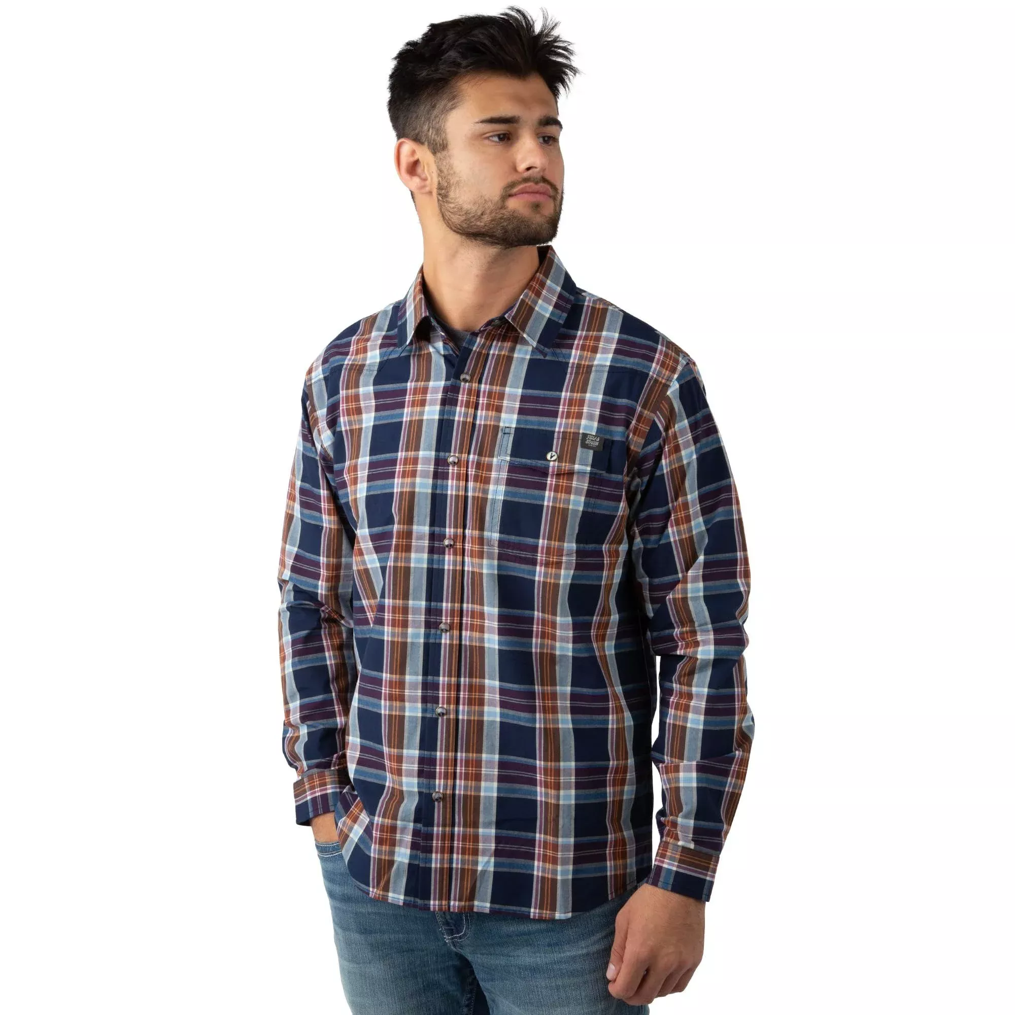 Men's Covey Back Long Sleeve Casual Shirt