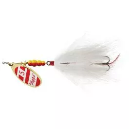 Mepps Agila Tandem Spinners - #5 - Red/White-White