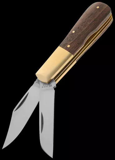 Michael May Barlow Walnut Folding Knife