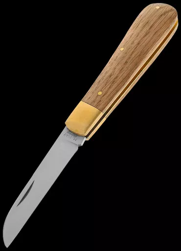 Michael May Lambsfoot Oak Folding Knife