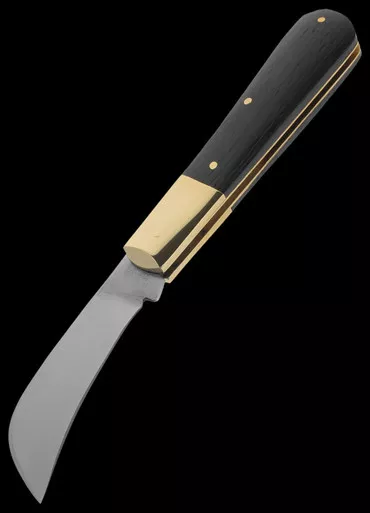Michael May Pruner Bog Oak Folding Knife