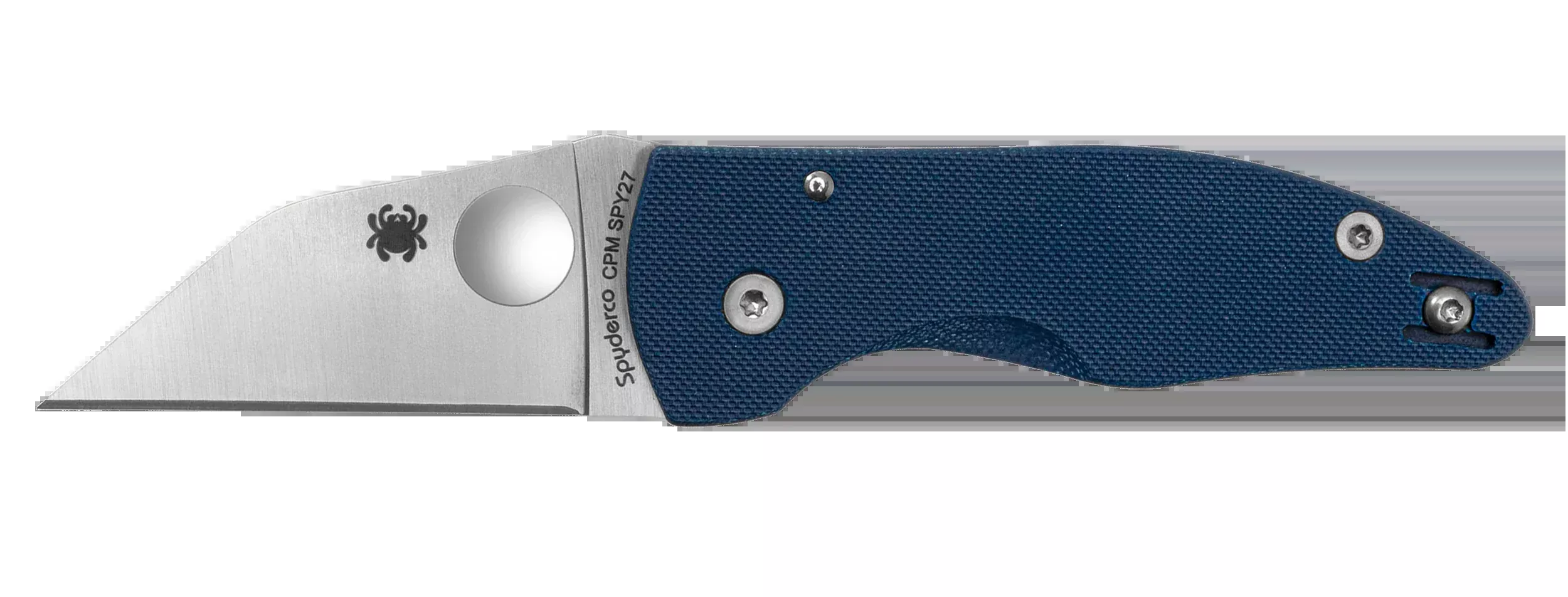 MicroJimbo 2.45″ Wharncliffe Plain Blade Folding Knife – Cobalt Blue