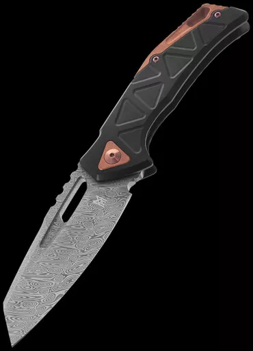 Midgards-Messer Bifur Damast Folding Knife