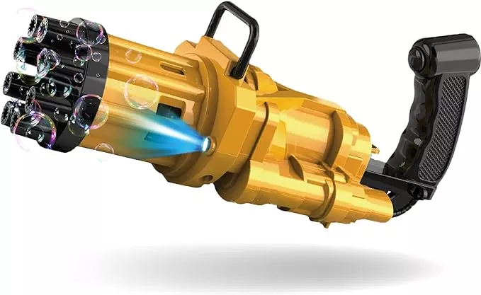 Mila Blank Gatling Led Light Bubble Blaster #KB1122Y