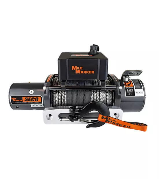 Mile Marker SEC 8 Scout Winch with Synthetic Rope• 77-53141W