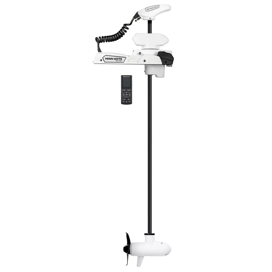 Minn Kota Riptide Instinct QUEST 90/115 lb. Thrust, 72″ Shaft, Wireless Remote, White• 1358561