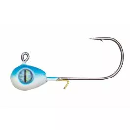 Mission Tackle Tungsten Heavy Metal Jig - 1/16 oz. - Glow Blue