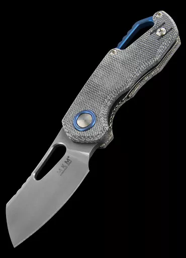 MKM Isonzo Cleaver Canvas Micarta Folding Knife