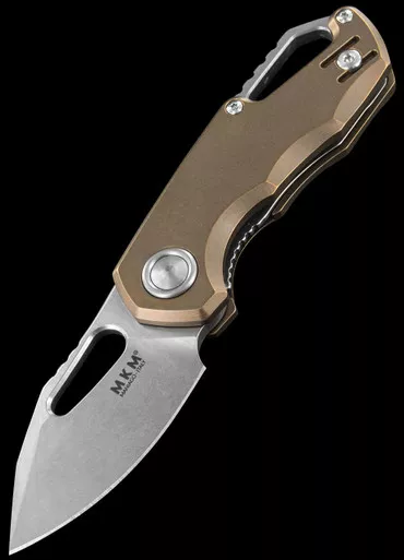 MKM Isonzo CLIP POINT Titanium Folding Knife