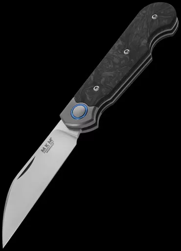 MKM Jaques Black Dark Matter Carbon Fibre Folding Knife