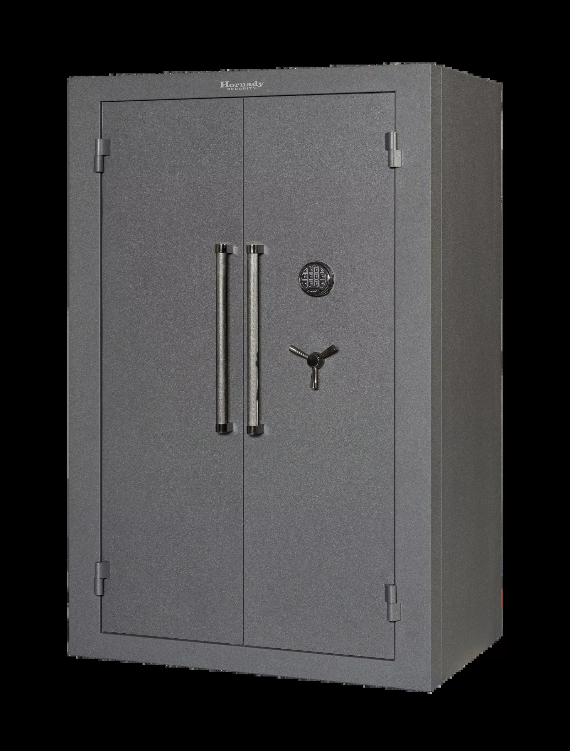 Mobilis Double Door Max 9 Gauge Gun Safe – Gray