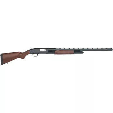 Mossberg 500 Pump 12 ga 28" 3" Wood Stock Blued