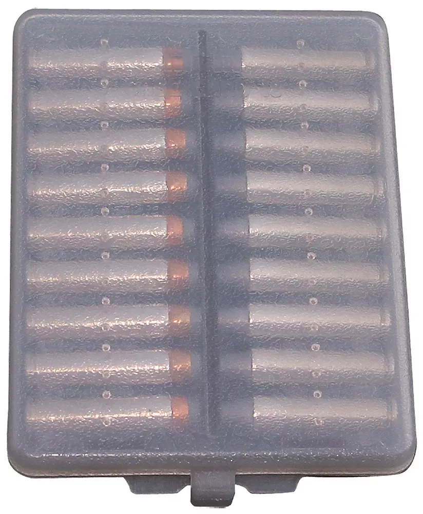 MTM Case-Gard Ammo Wallet Handgun 44 Mag 18rd Clear Smoke Polymer