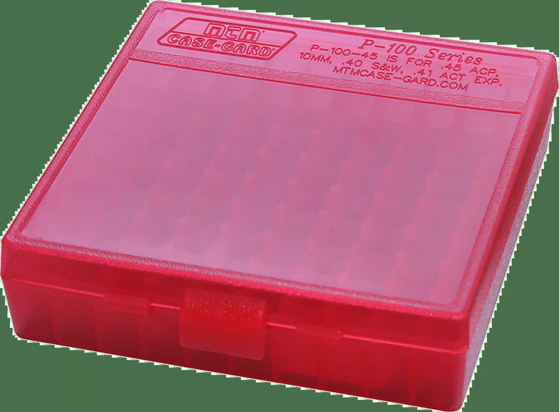 Mtm Case-gard, Mtm P-100-9-29 100rd Pstl Box 9mm-380 Red