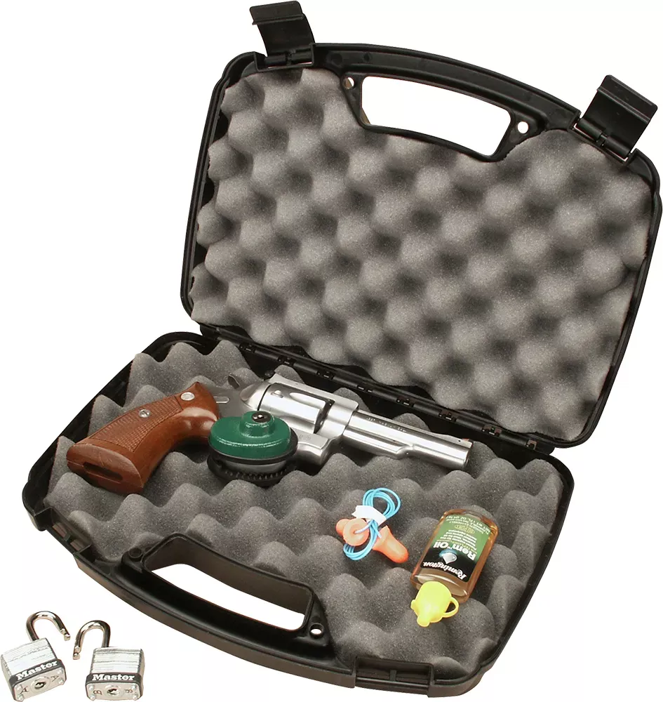 MTM Case-GardCase-Gard Single Handgun Case 13 Black Handgun Polypropylene"