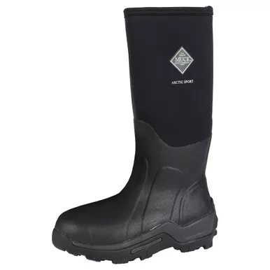 MUCK BOOT COMPANY Unisex Arctic Sport Steel Toe Black Work Boot (ASP-STL-BLC)