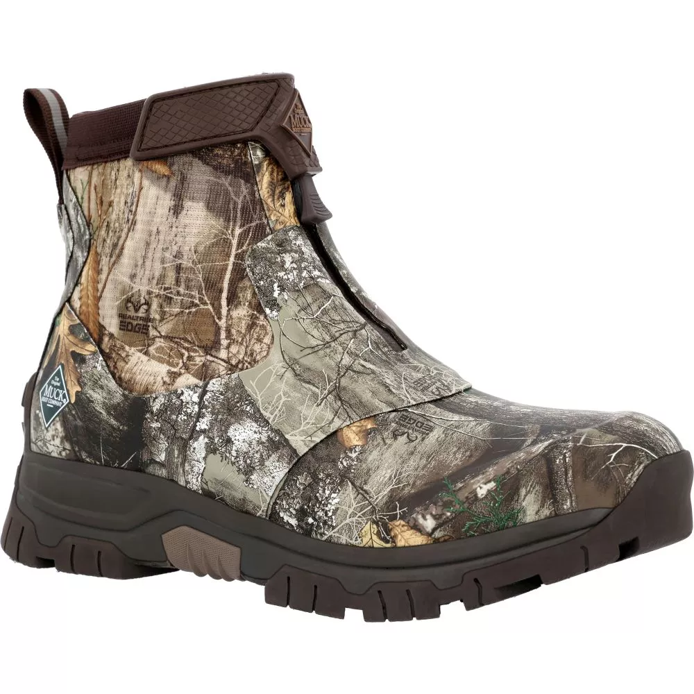 Muck Men’s Realtree Edge Apex Mid Zip Ankle Boot #MAXZMEG