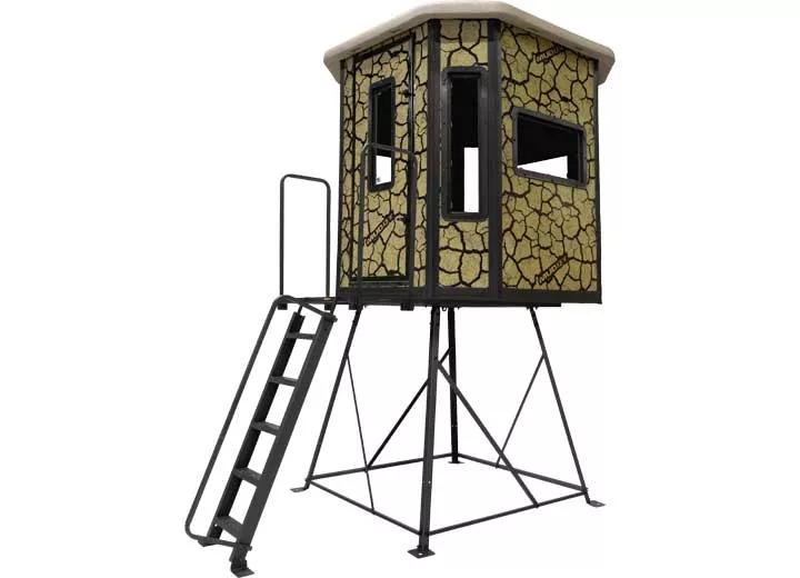 Muddy Bull XL Steel Box Blind with 5' Tower• MUD-BBBST5000-5C