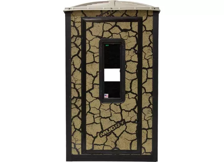 Muddy Gunner Steel Box Blind, Cracked Mud Camo• MUD-BBBST1000