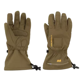 Muddy Outdoors Nucleus Heated Softshell Glove - Brown Clay - L