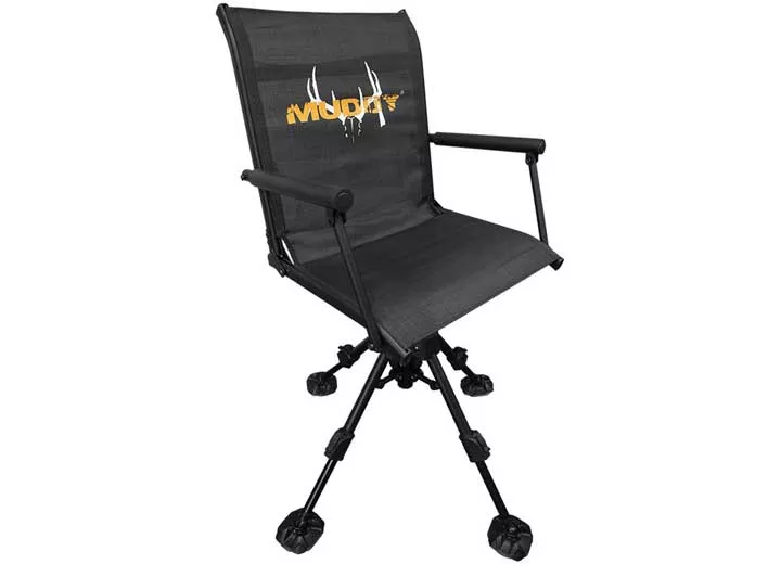 Muddy Swivel-Ease XT Ground Seat with Adjustable Legs• MUD-MGS400AL