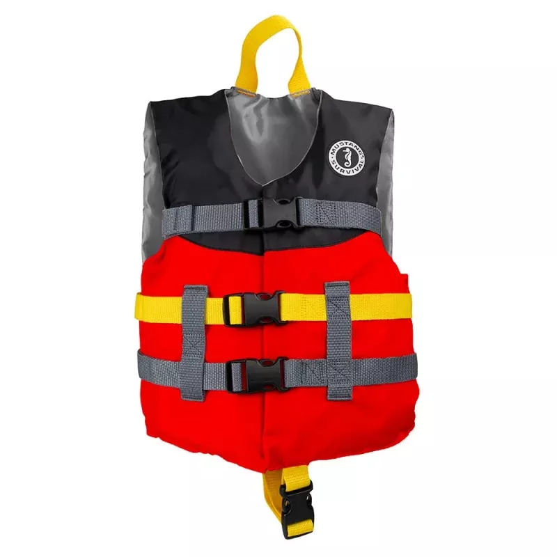 Mustang Child Livery Foam Vest – Red/Black
