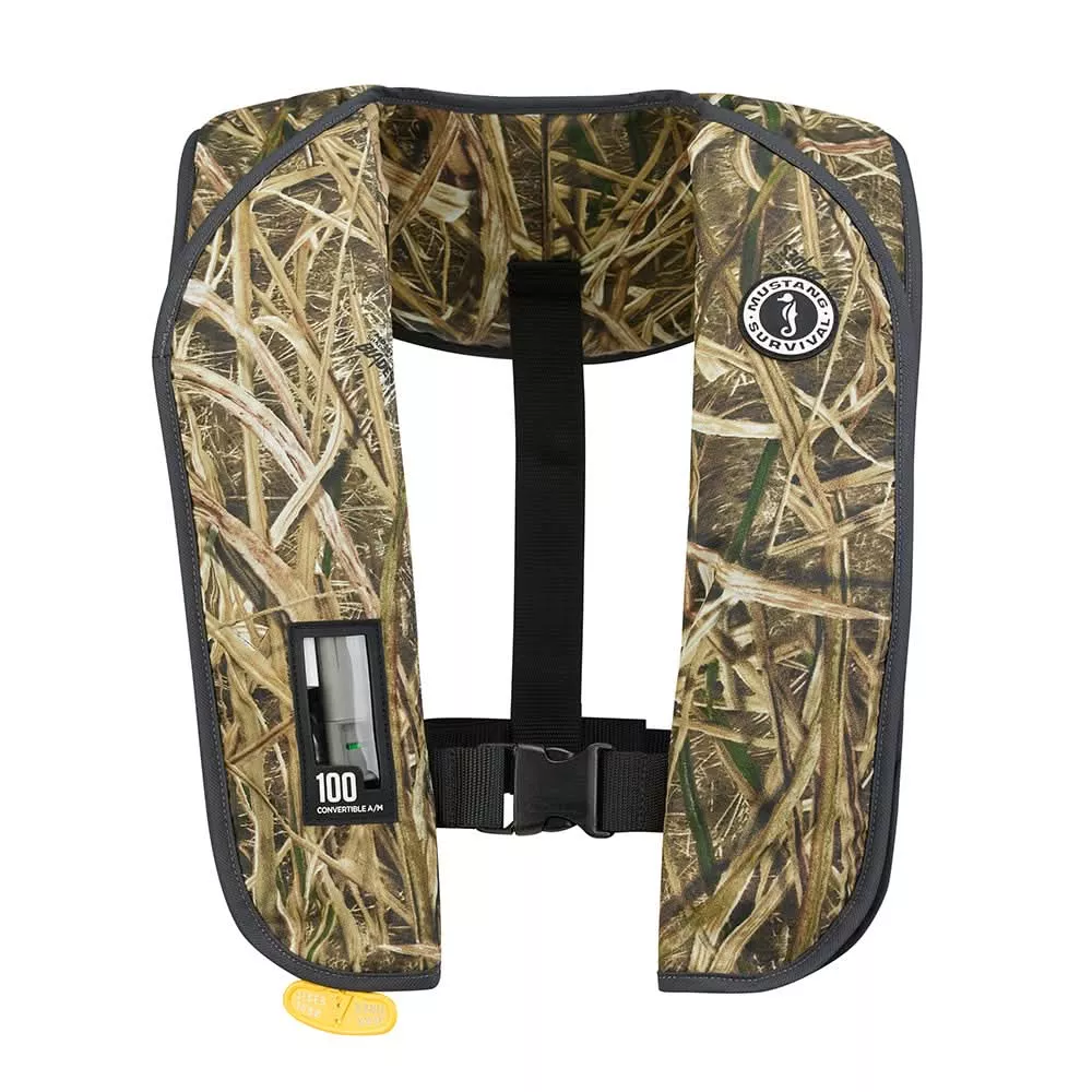 Mustang MIT 100 Convertible Inflatable PFD - Camo - MD2030CM-261-0-202