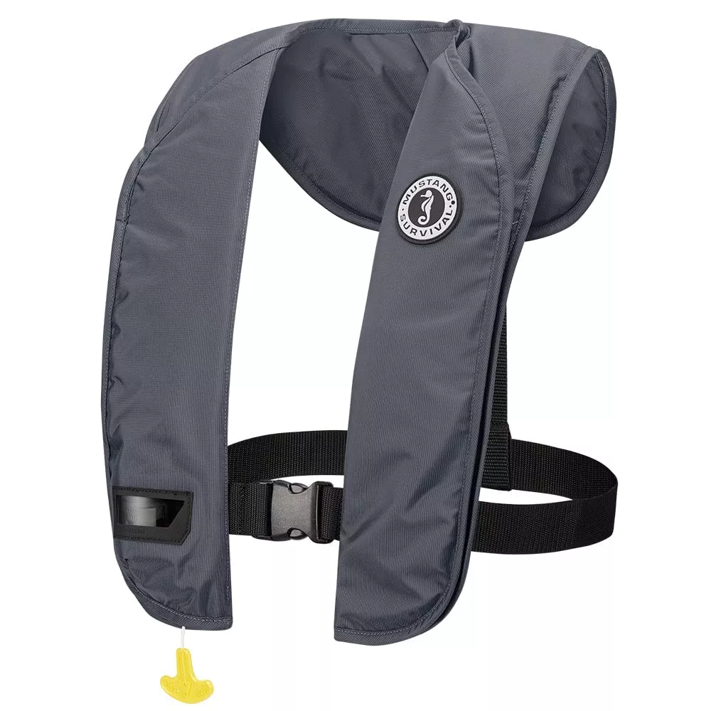 Mustang MIT 100 Inflatable PFD – Manual – Admiral Grey