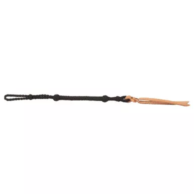 MUSTANG Nylon Braided Quirt with Leather End