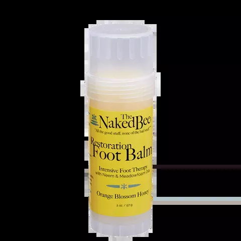 The Naked Bee 2 oz. Orange Blossom Honey Restoration Foot Balm #NBFB