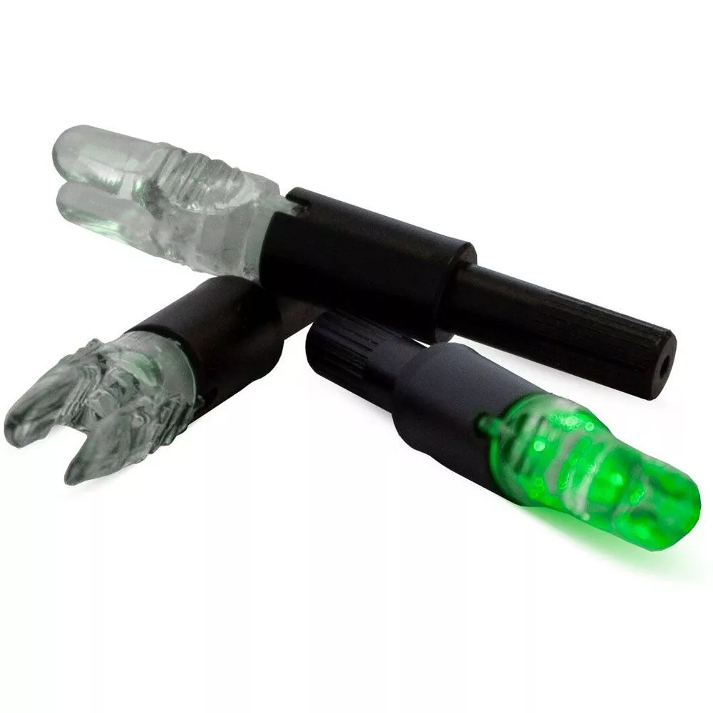 NAP Illuminated Nock 6 Pack- Green #NAPILLNGR6PK