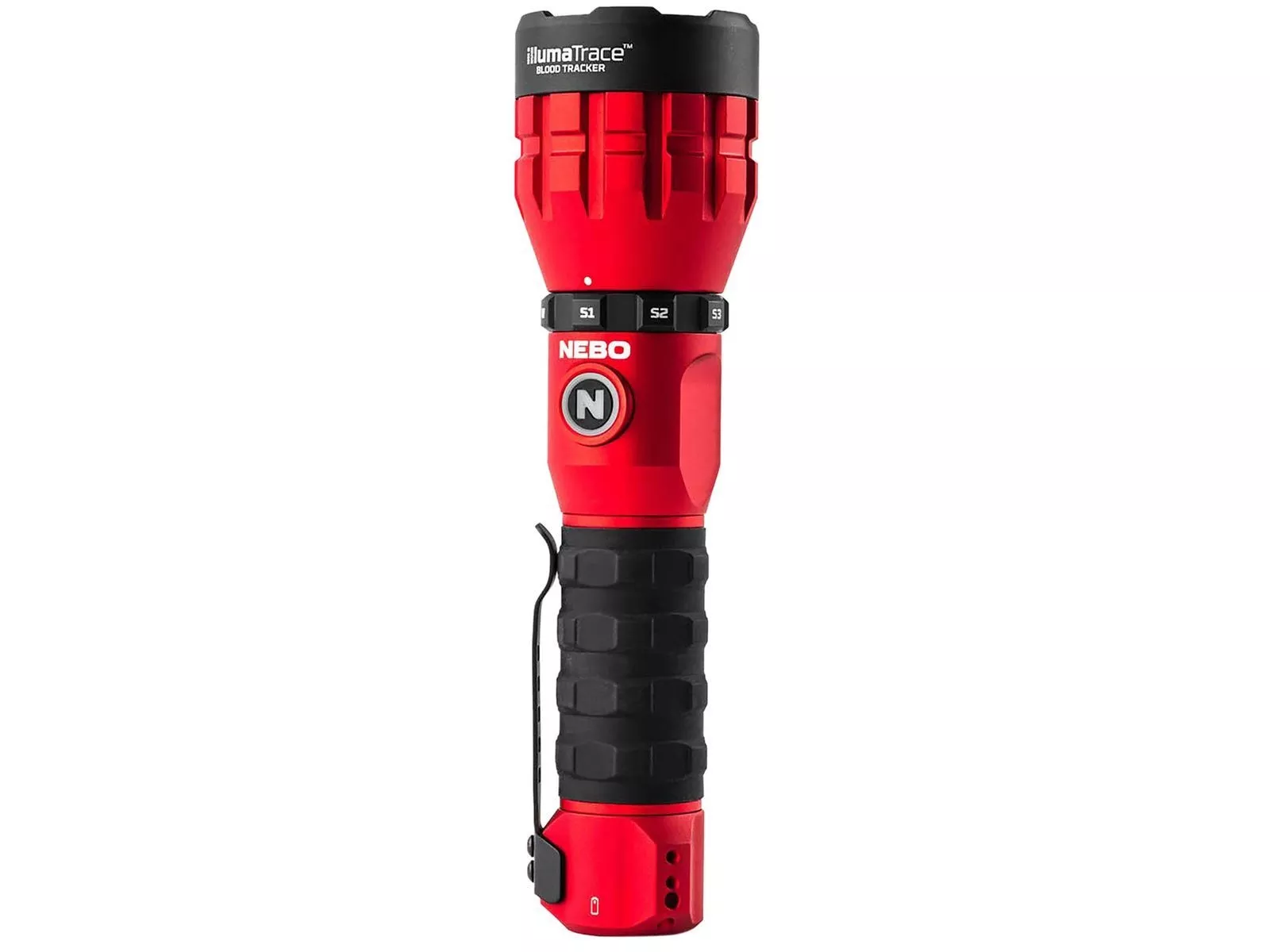 NEBO Illumatrace Blood Tracker Flashlight Red 150/170 Lumens White LED