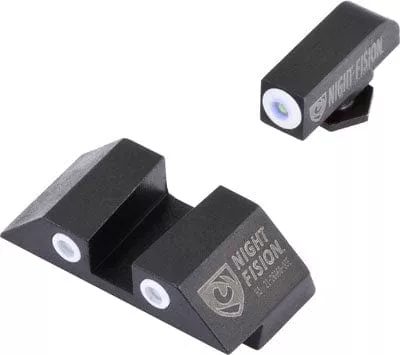 Night Fision Tritium White Dot – Square Rear Glock 42/43 St Set