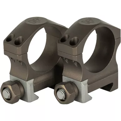 NIGHTFORCE XTRM 1in Medium 34mm Ultralite 6 Screw Dark Earth Ring Set (A679)
