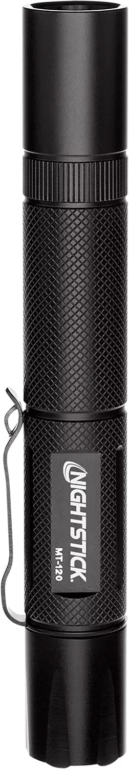 Nightstick MT120 Mini-TAC Black Anodized Hardcoat Aluminum White LED