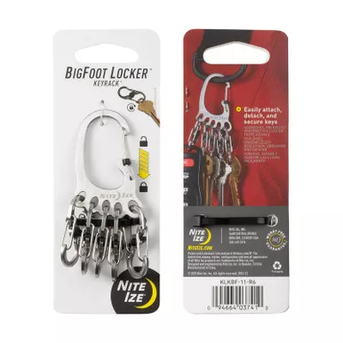 Nite Ize BigFoot Locker KeyRack™ Stainless Steel