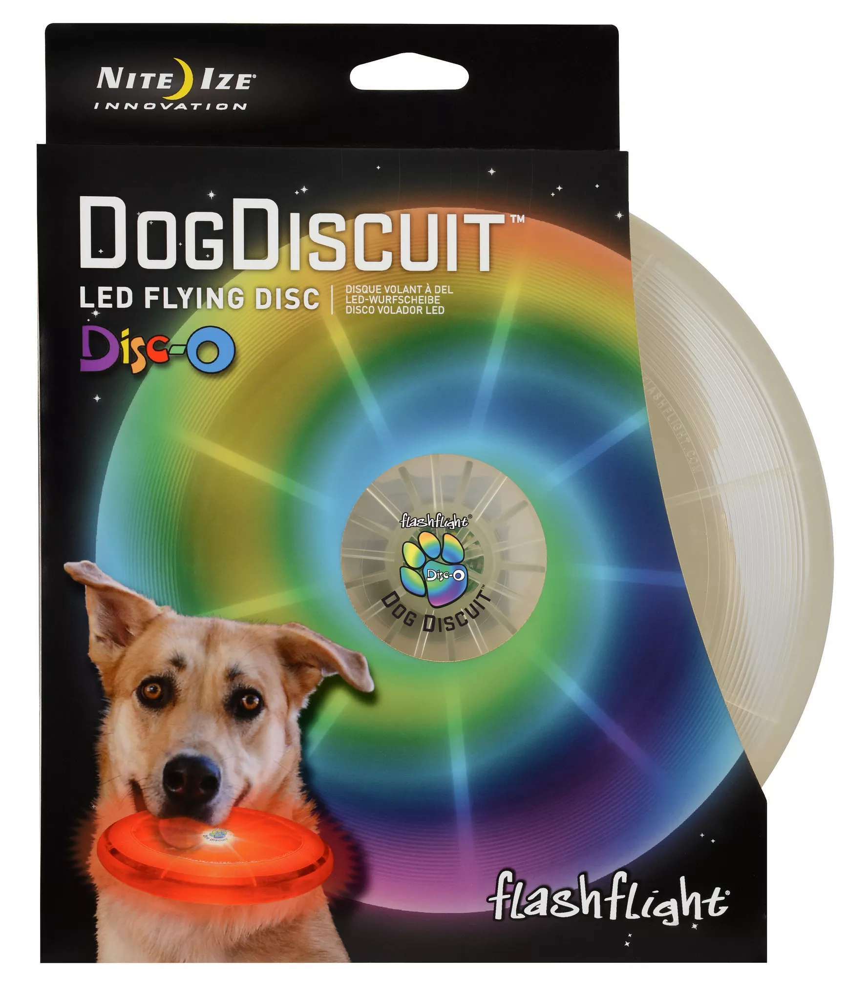 Nite Ize Flashflight Dog Discuit – Led Light-Up Flying Disc #FFDD07R8