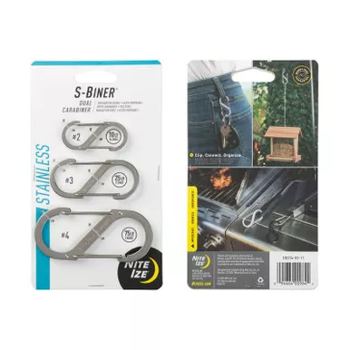 Nite Ize S-Biner Stainless Steel Dual Carabiner