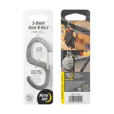 Nite Ize SBH-11-R6 S-Biner Hook 'N Hold™ S-Hook, Large