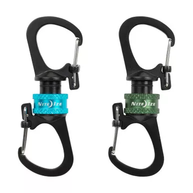 Nite Ize SlideLock 360° Magnetic Locking Dual Carabiner