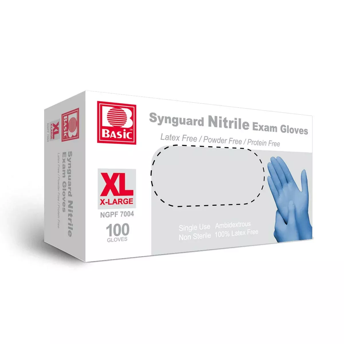 Nitrile Gloves – X-Large – 100 Per Box
