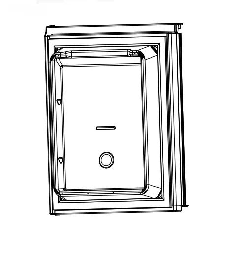 Norcold Upper Right Hand Side Replacement Door for 1210ACIM/ 1210ACIMD/ 1210/ 1210IM/ 1210IMD/ 1210IMPFS/ 1211IM Series• 627942