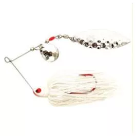 Northland Tackle Reed-Runner Single Spin - 1/4 oz. - White Shad