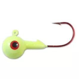 Northland Tackle Super-Glo Jig – 1/4 oz. – S-Glo Chartreuse
