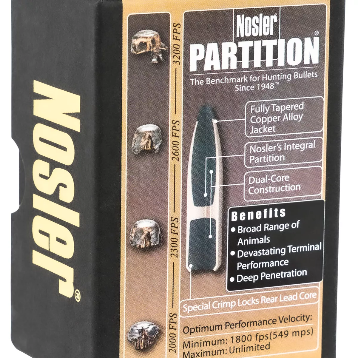 Nosler Partition 6mm 95 Gr Partition 50/Box