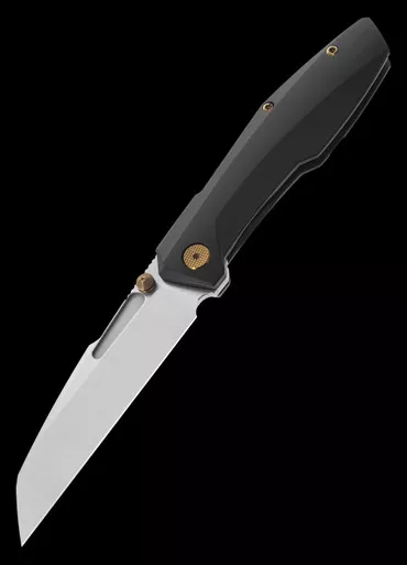 Null Raikou Black Gold Folding Knife