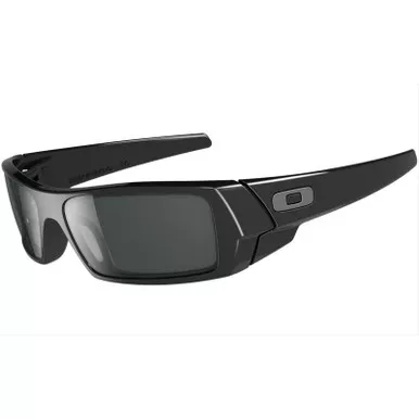Oakley 03-471 Gas Can Polished Black with Grey Sunglasses