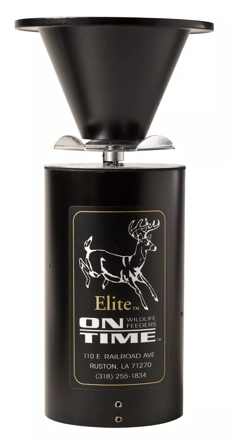 On Time Elite Lifetime Feeder Timer Only, Waterproof Black Aluminum, 3 Motor Speeds